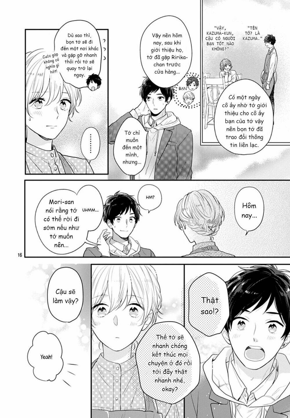 Soko No Koisuru Baitosho-kun - Chapter 4 - Page 16