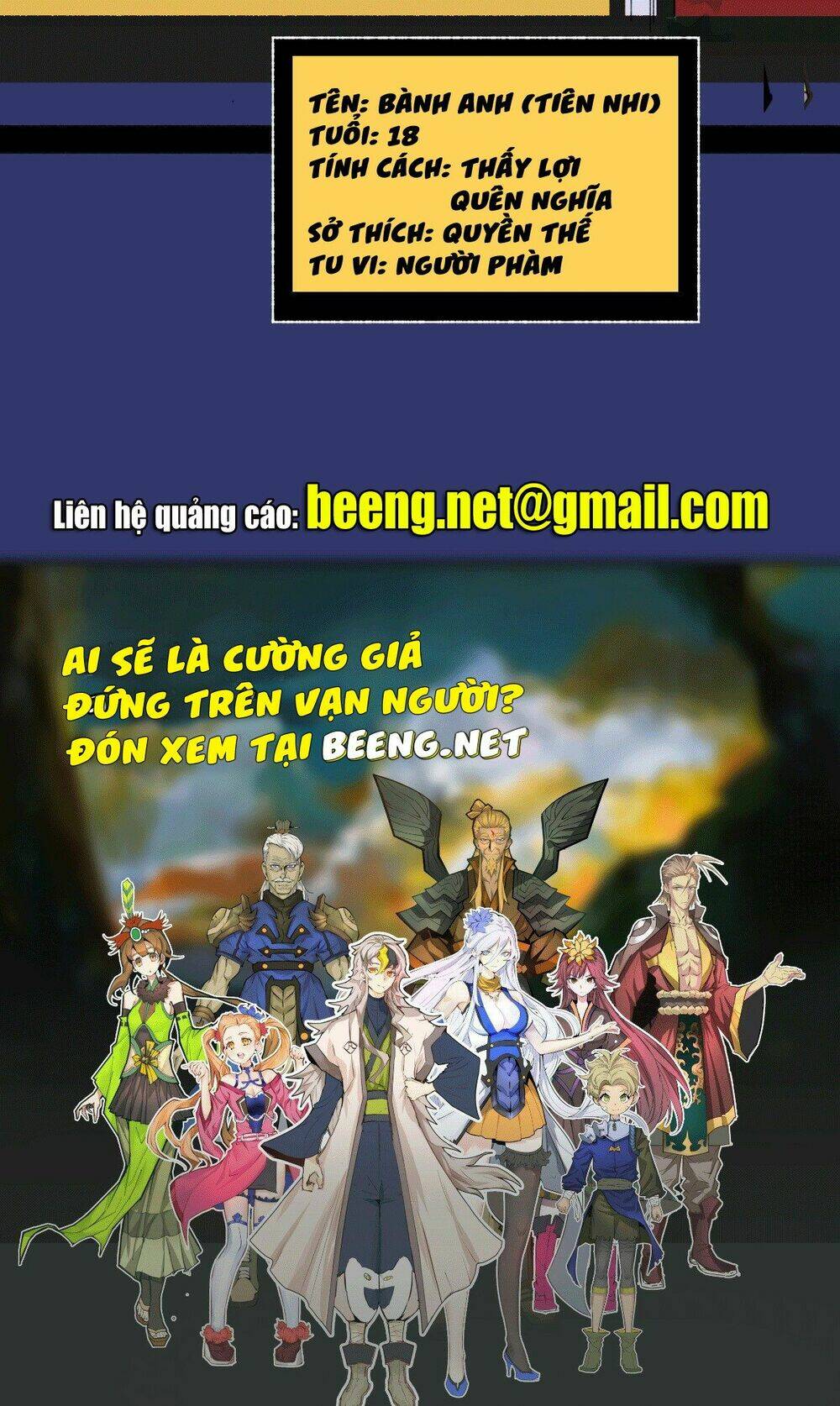 Vạn Nhân Chi Thượng - Chapter 0 - Page 9