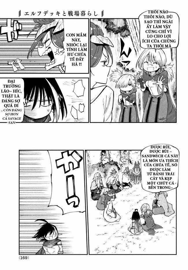 Elf Deck To Senjou Gurashi - Chapter 10 - Page 21