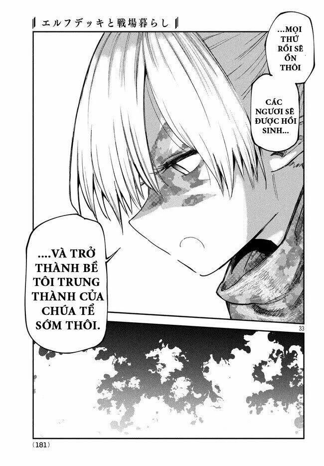 Elf Deck To Senjou Gurashi - Chapter 10 - Page 33