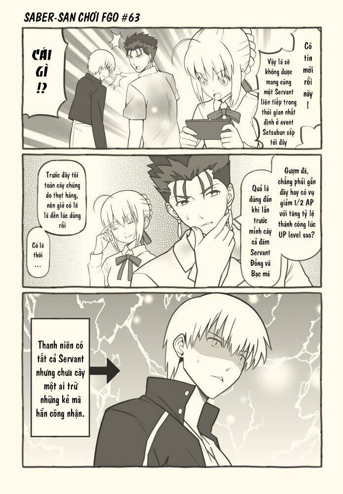 Saber-san chơi FGO! - Chapter 51 - Page 16