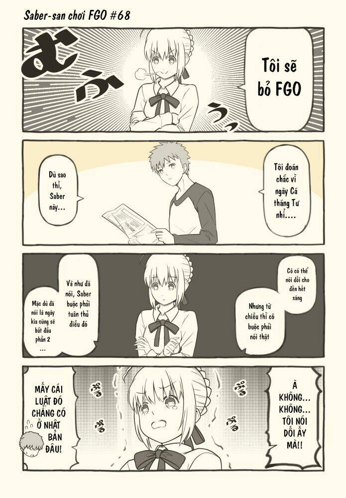 Saber-san chơi FGO! - Chapter 51 - Page 23