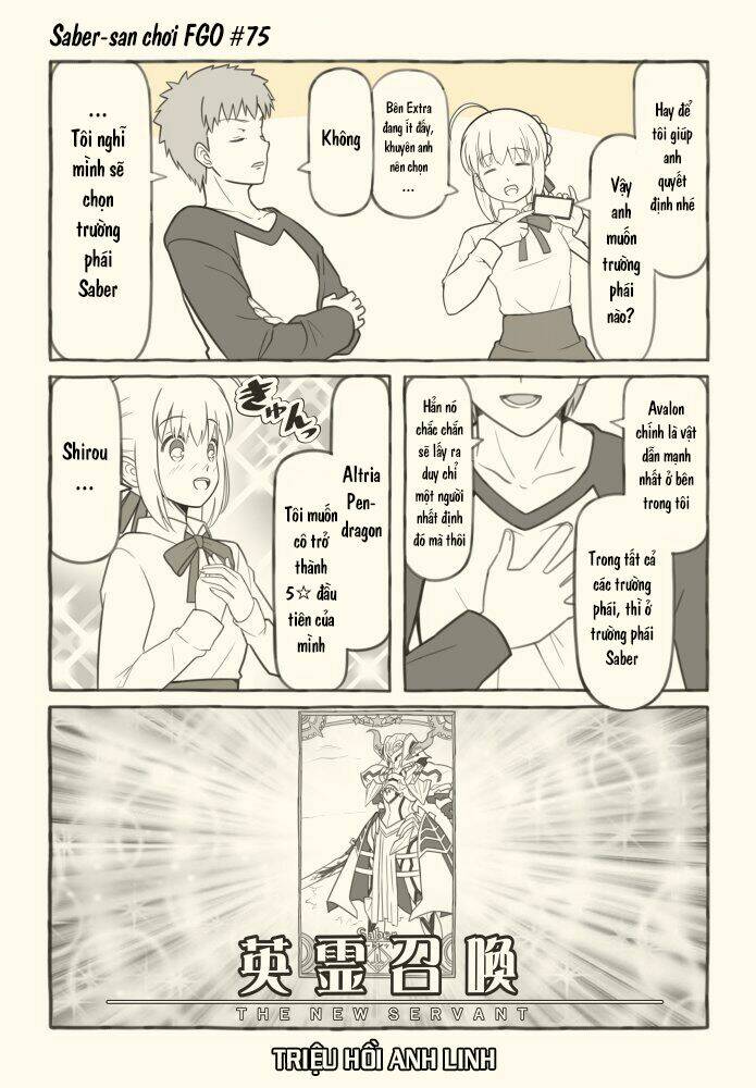 Saber-san chơi FGO! - Chapter 51 - Page 32