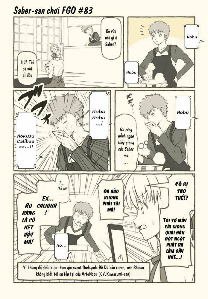 Saber-san chơi FGO! - Chapter 51 - Page 40