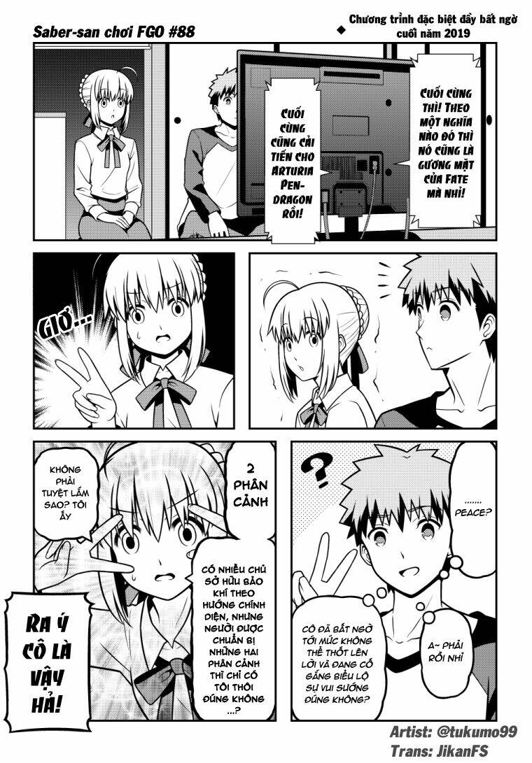 Saber-san chơi FGO! - Chapter 51 - Page 43