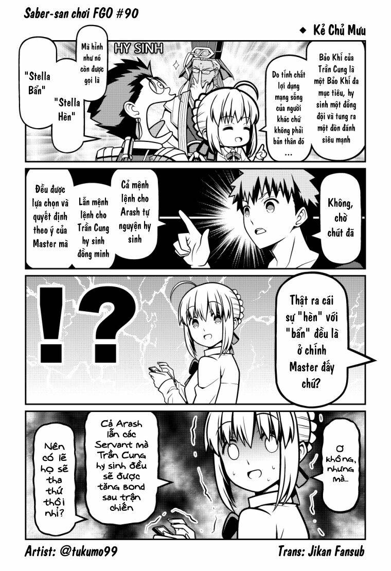 Saber-san chơi FGO! - Chapter 51 - Page 45