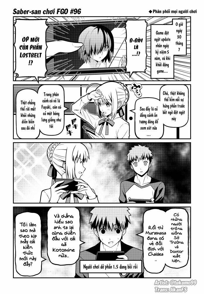 Saber-san chơi FGO! - Chapter 51 - Page 51