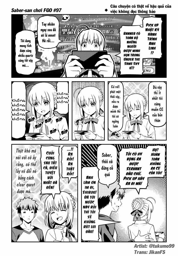 Saber-san chơi FGO! - Chapter 51 - Page 52
