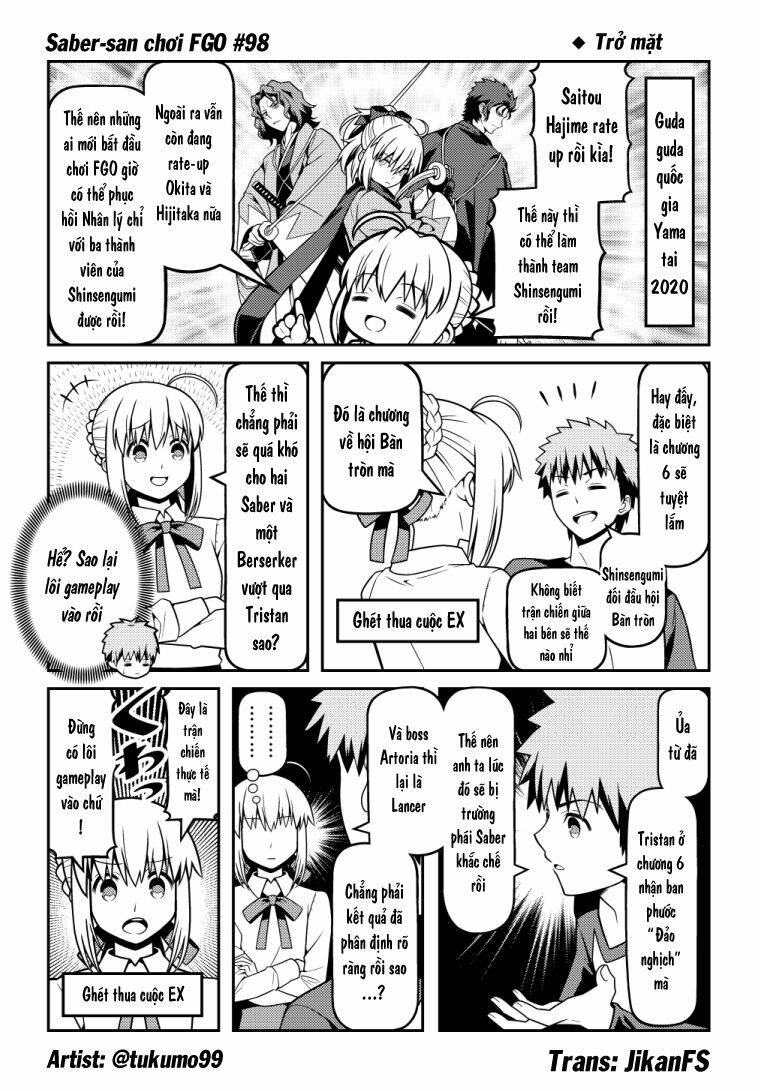 Saber-san chơi FGO! - Chapter 51 - Page 53