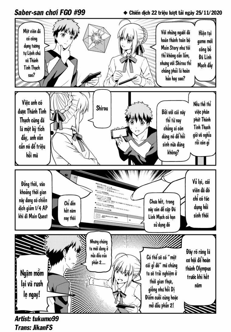 Saber-san chơi FGO! - Chapter 51 - Page 54