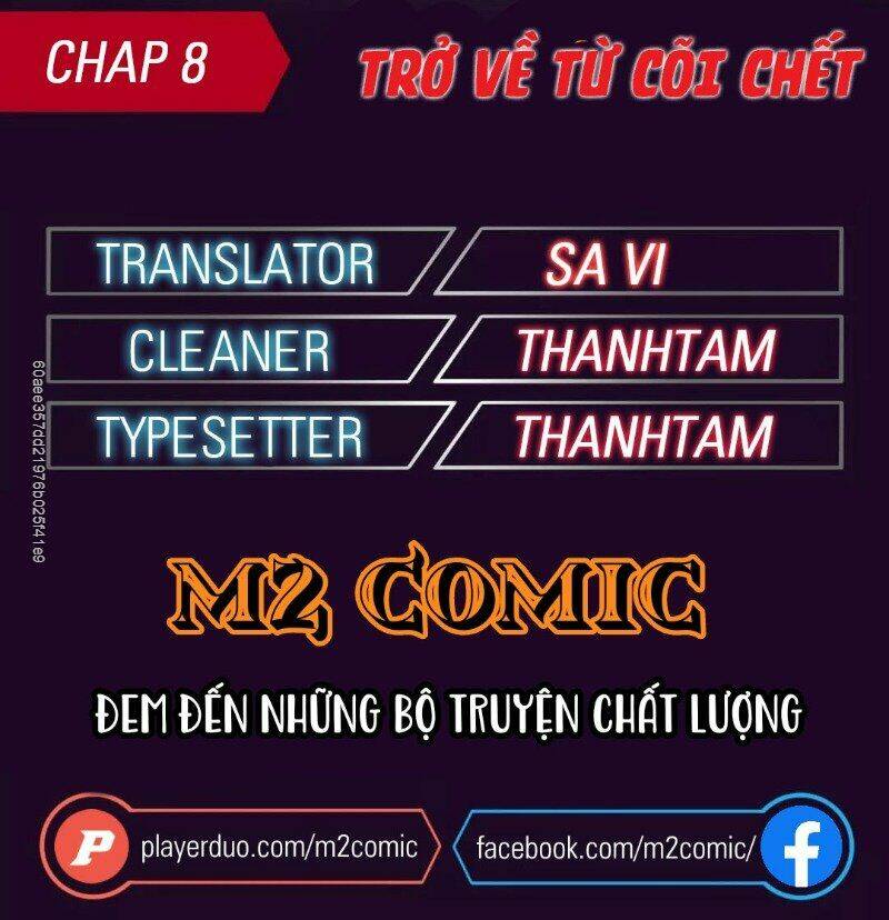 Người Trở Về Từ Cõi Chết Chapter 8 - Trang 1