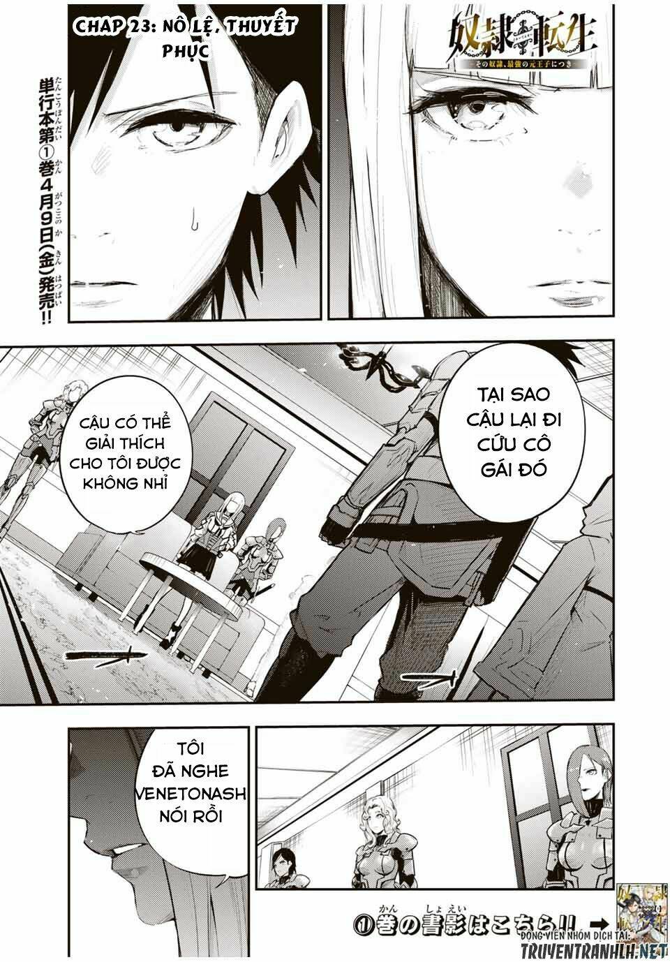 Dorei Tensei: Sono Dorei, Saikyou no Moto Ouji ni Tsuki Chapter 23 - Trang 2