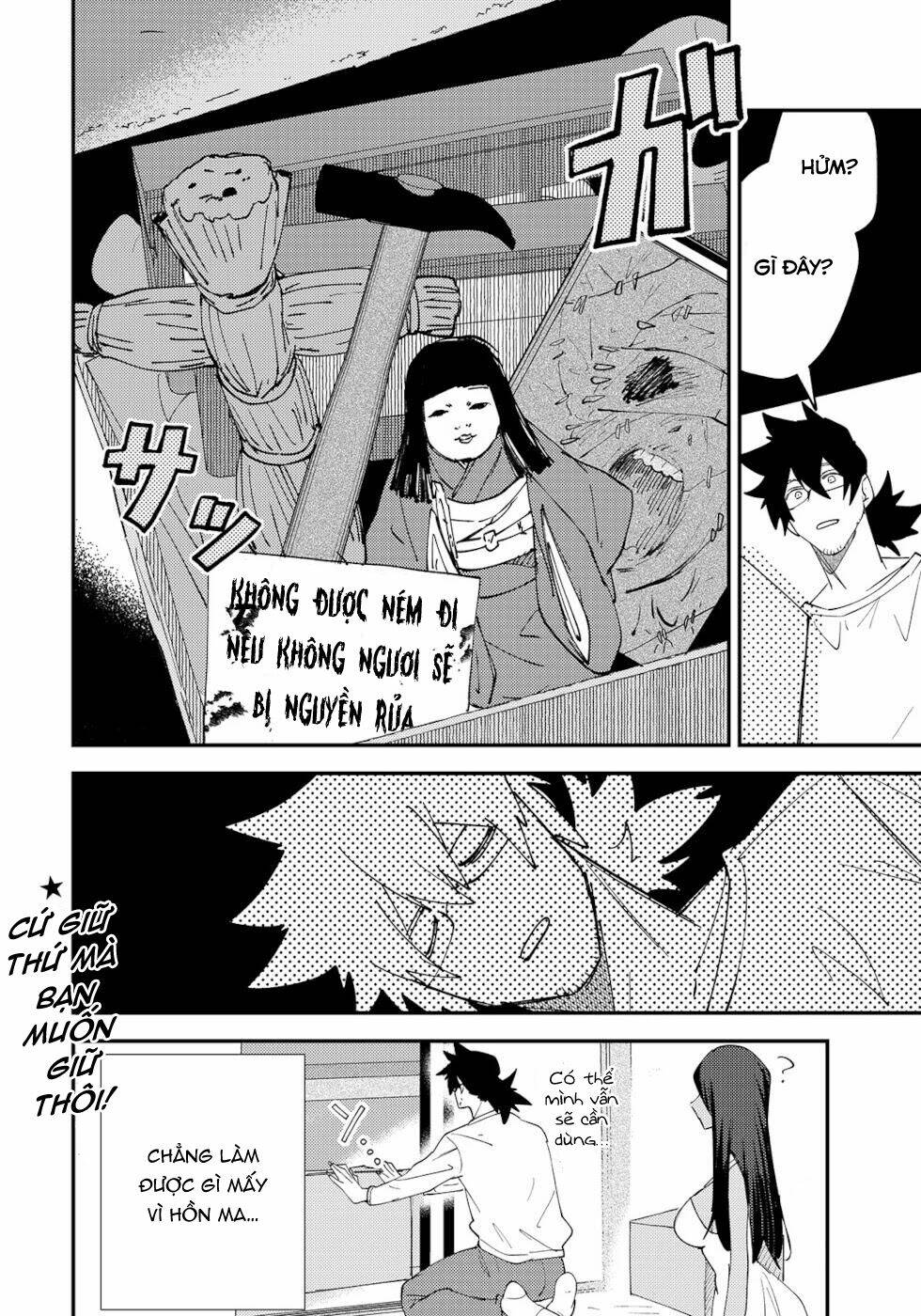 Cô ma nữ lắm chuyện và anh họa sĩ truyện tranh ế ẩm - Chapter 40 - Page 4