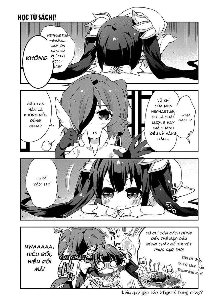 Dungeon ni Deai o Motomeru no wa Machigatte Iru Darou ka 4koma - Days of Goddess - Chapter 5 - Page 5