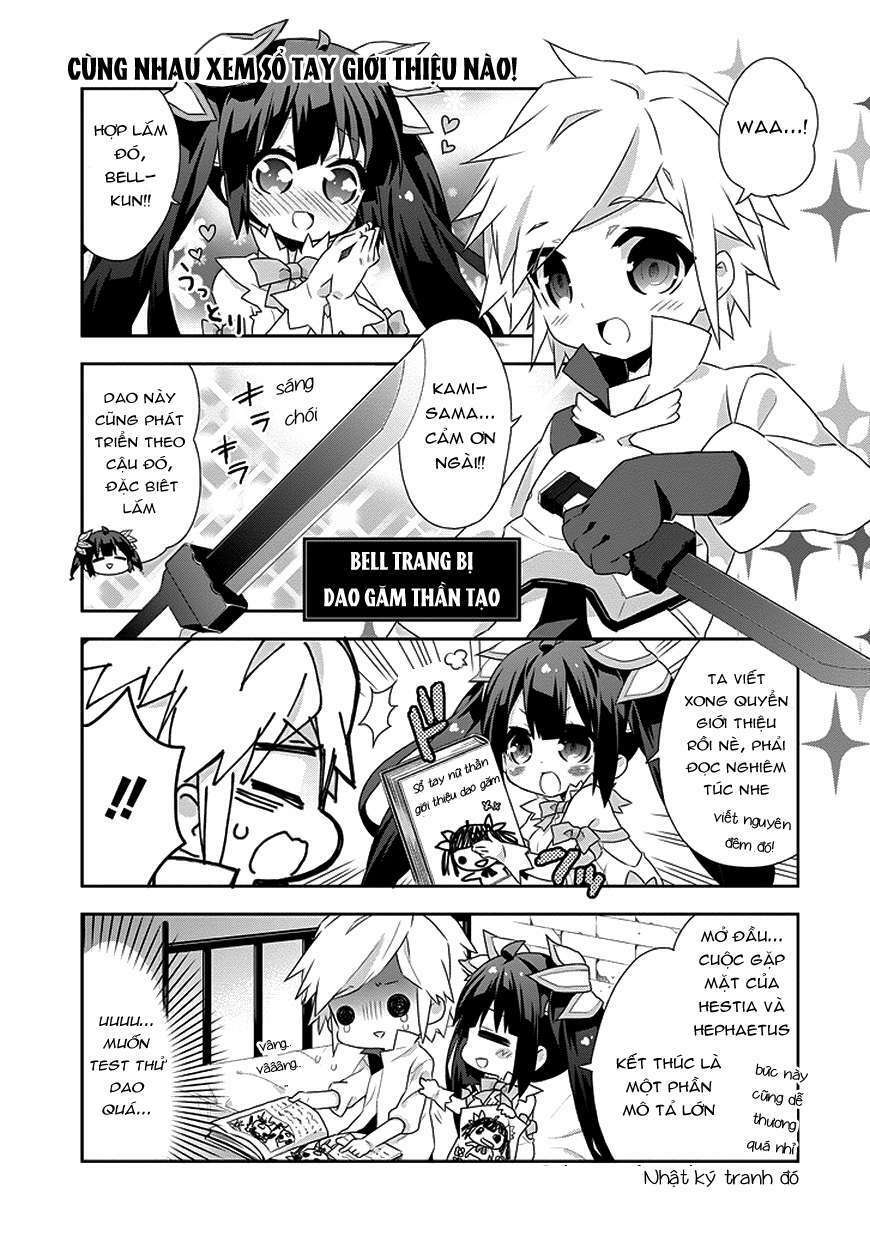 Dungeon ni Deai o Motomeru no wa Machigatte Iru Darou ka 4koma - Days of Goddess - Chapter 5 - Page 7