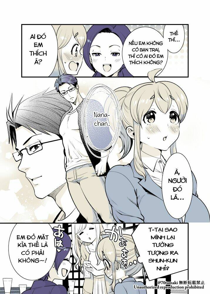 Osananajimi ga Hisabisa ni Saikai Shitara Otagai Kyonyuu ni Natteta - Chapter 23 - Page 4