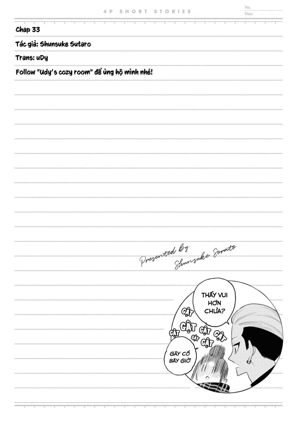 Bộ Truyện Ngắn Siêu Ngọt Siêu Ngấy - Chapter 33 - Page 4