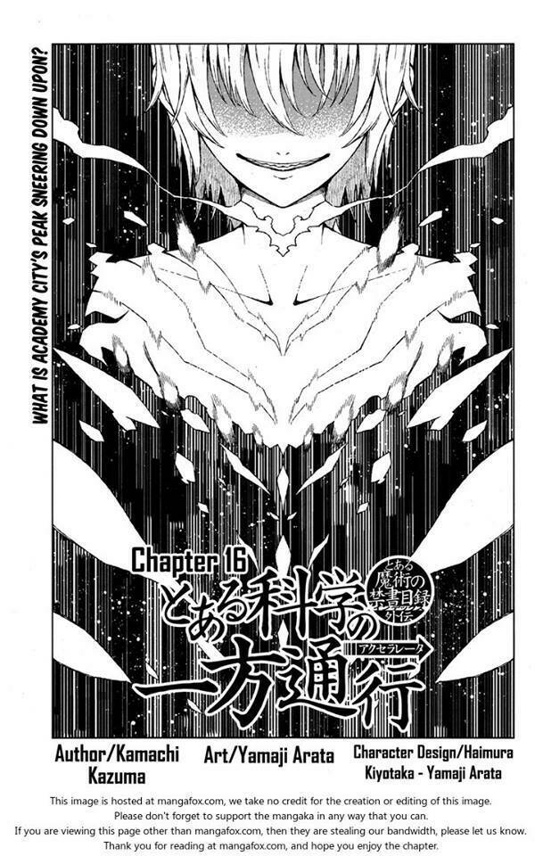 Cấm thư ma thuật Index: Accelerator Chapter 16 - Trang 1