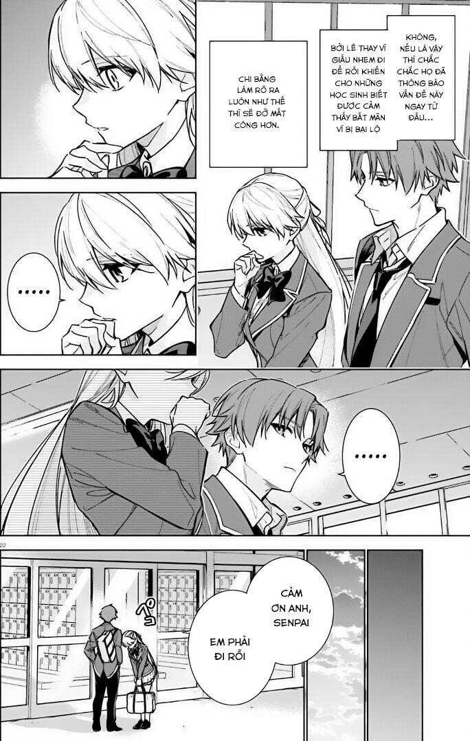 Chào mừng đến với lớp học đề cao thực lực năm 2 - Chapter 11 - Page 21