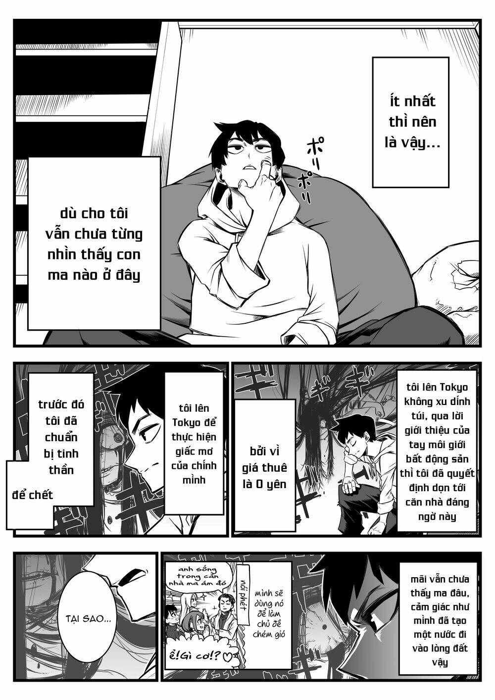 Ngôi nhà bị ma ám mạnh nhất và chàng trai không có năng lực tâm linh - Chapter 1 - Page 3