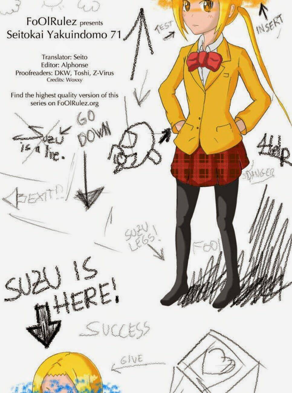 Seitokai Yakuindomo Chapter 71 - Trang 1