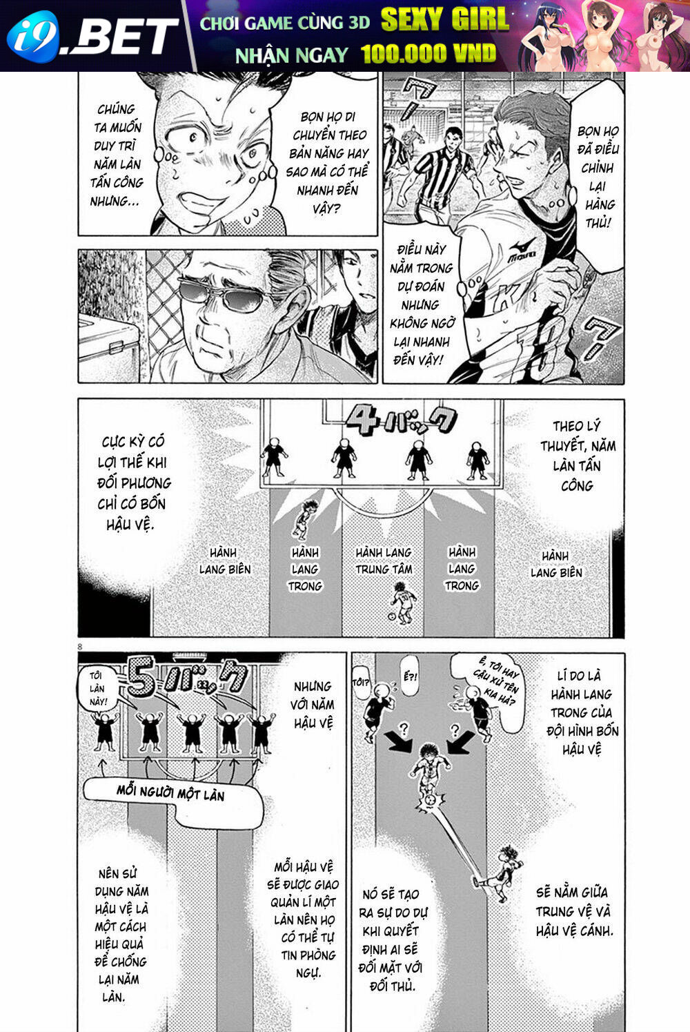 Thiên Tài Bóng Đá Ashito - Chapter 186 - Page 9