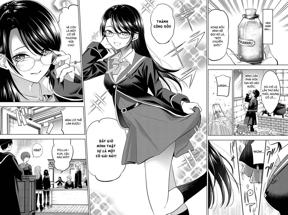 Hắc miêu và lớp học phù thủy - Chapter 17 - Page 16