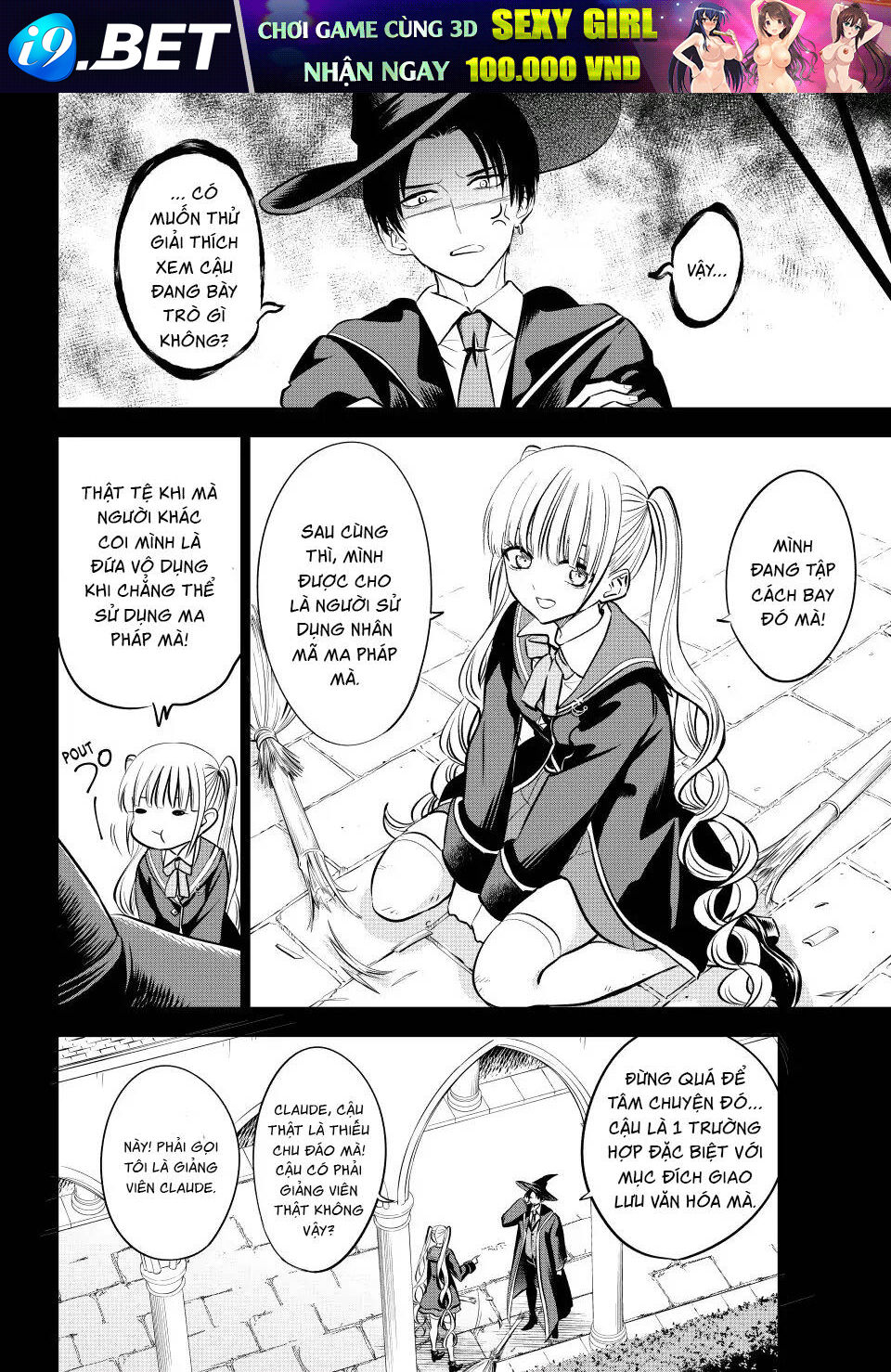 Hắc miêu và lớp học phù thủy - Chapter 35 - Page 12