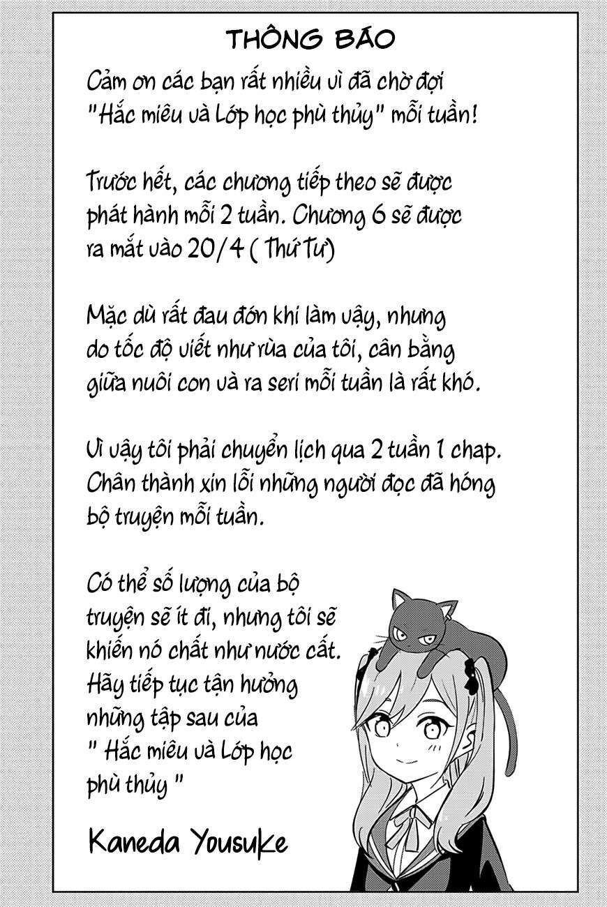 Hắc miêu và lớp học phù thủy - Chapter 5 - Page 27