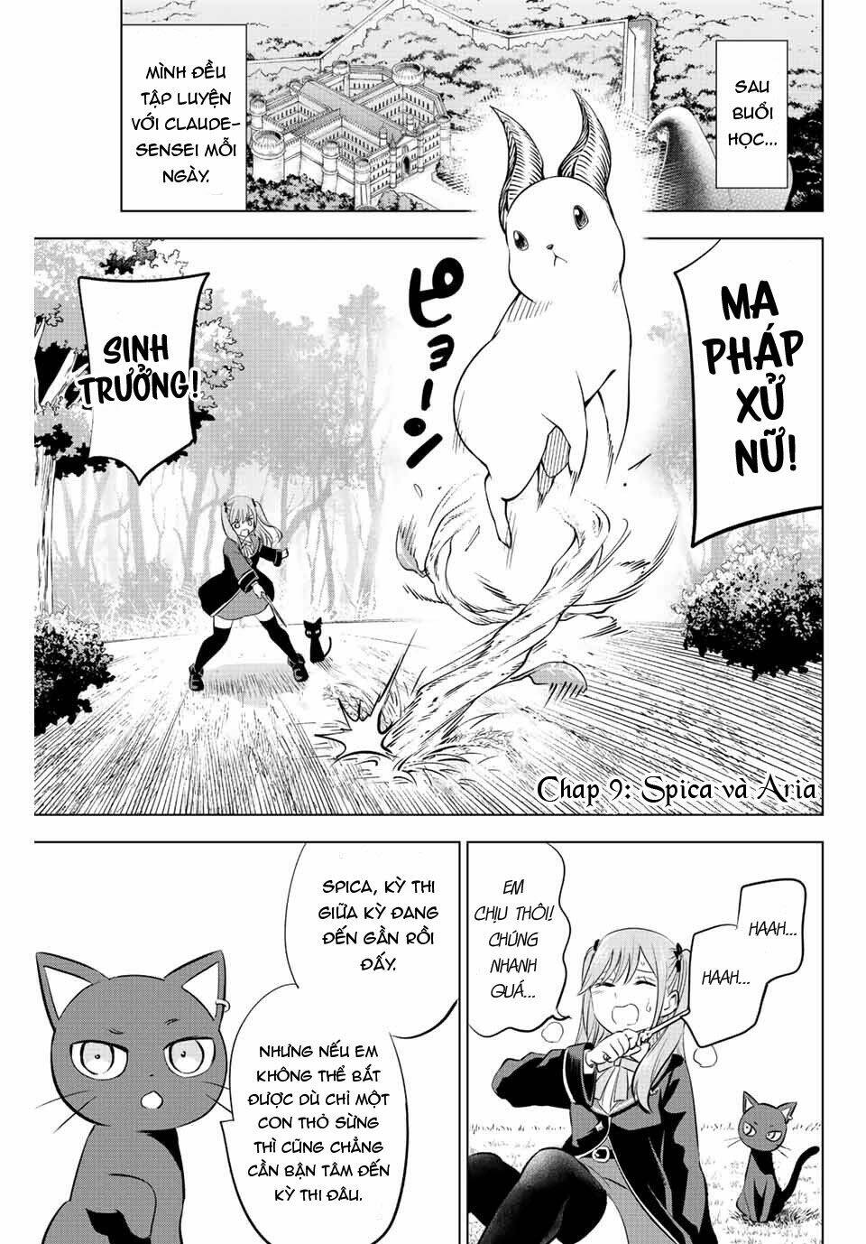 Hắc miêu và lớp học phù thủy - Chapter 9 - Page 5