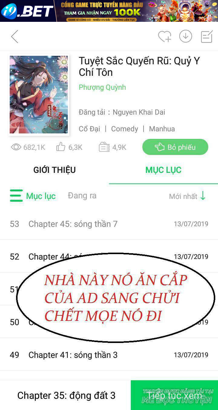 Tuyệt Sắc Quyến Rũ Quỷ Y Chí Tôn - Chapter 49 - Page 35