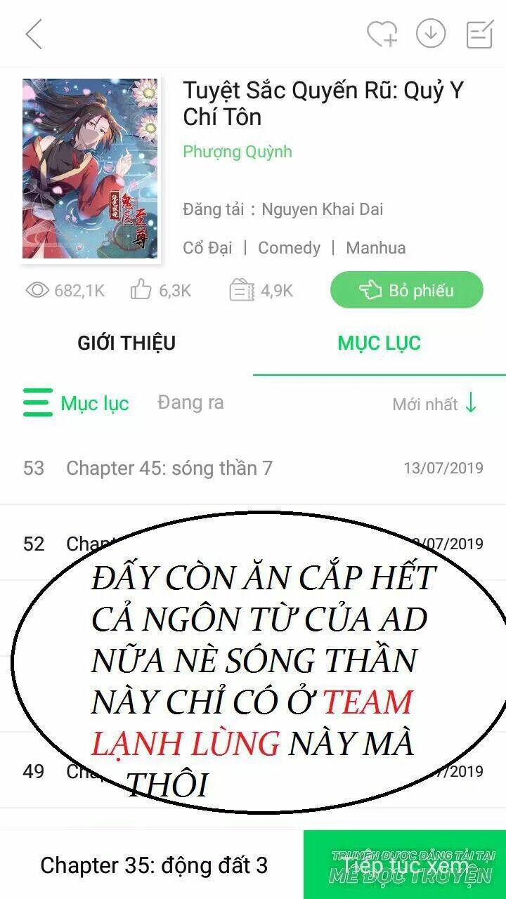 Tuyệt Sắc Quyến Rũ Quỷ Y Chí Tôn - Chapter 50 - Page 45