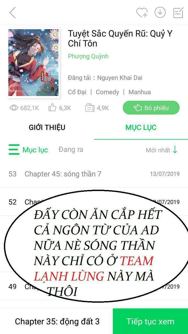 Tuyệt Sắc Quyến Rũ Quỷ Y Chí Tôn - Chapter 53 - Page 38