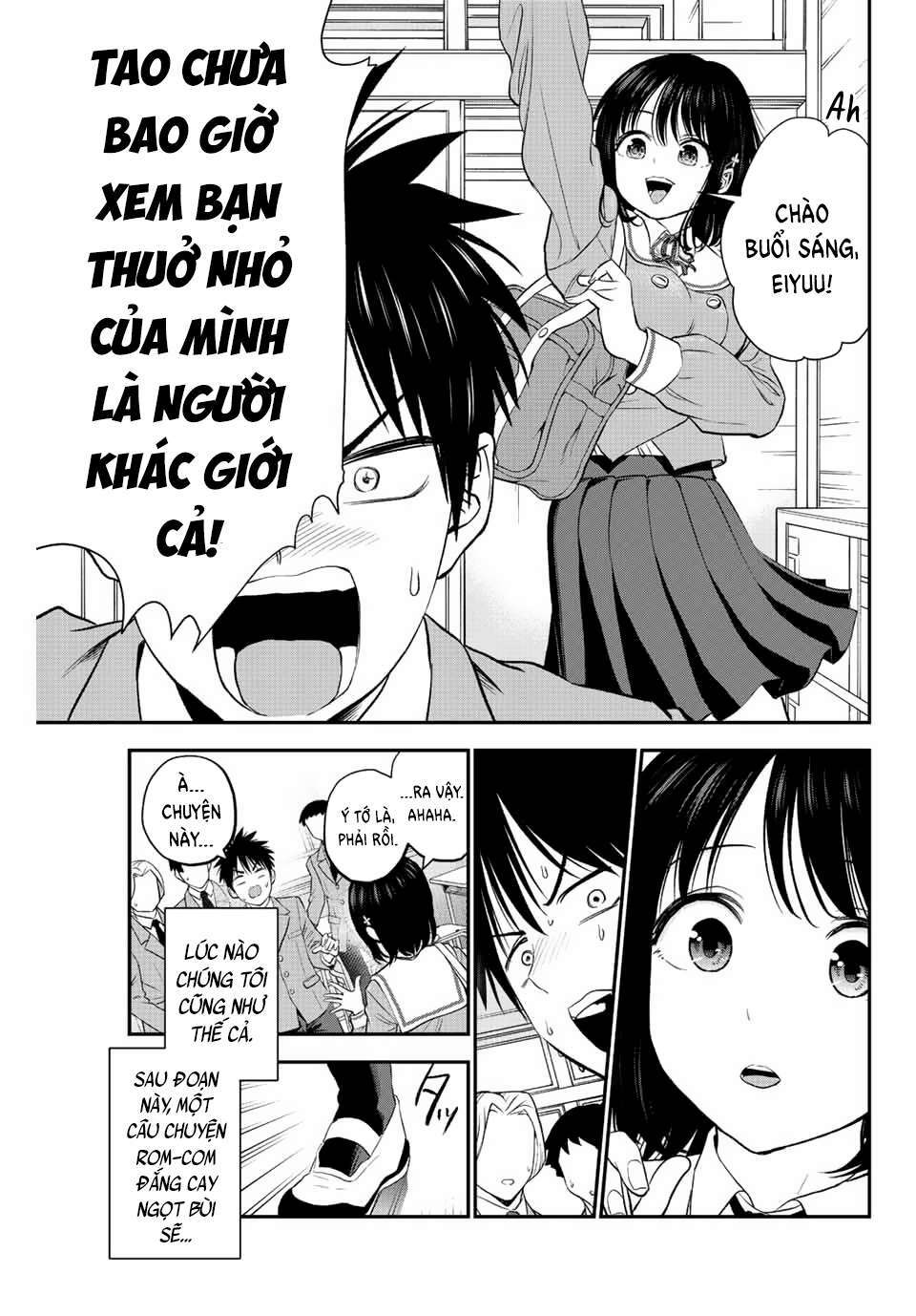 Làm Gì Có Chuyện Tình Hài Hước Giữa Bạn Thuở Nhỏ Được! - Chapter 3 - Page 4