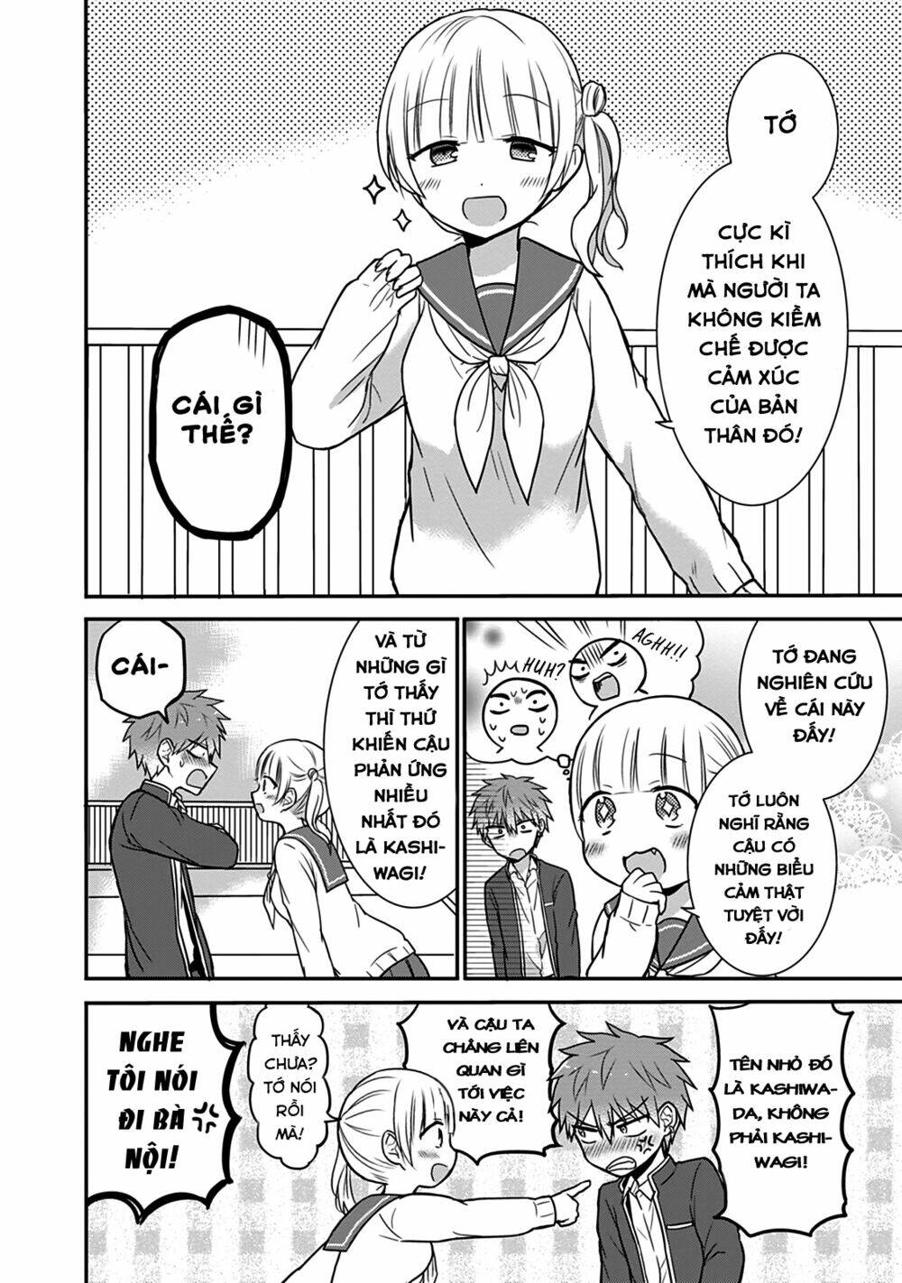 Kao Ni Denai Kashiwada-San To Kao Ni Deru Oota-Kun - Chapter 23 - Page 8