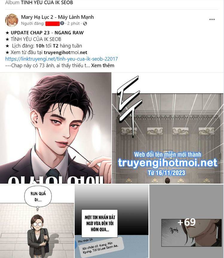 Tình Yêu Của Ik Seob - Chapter 23.1 - Page 44