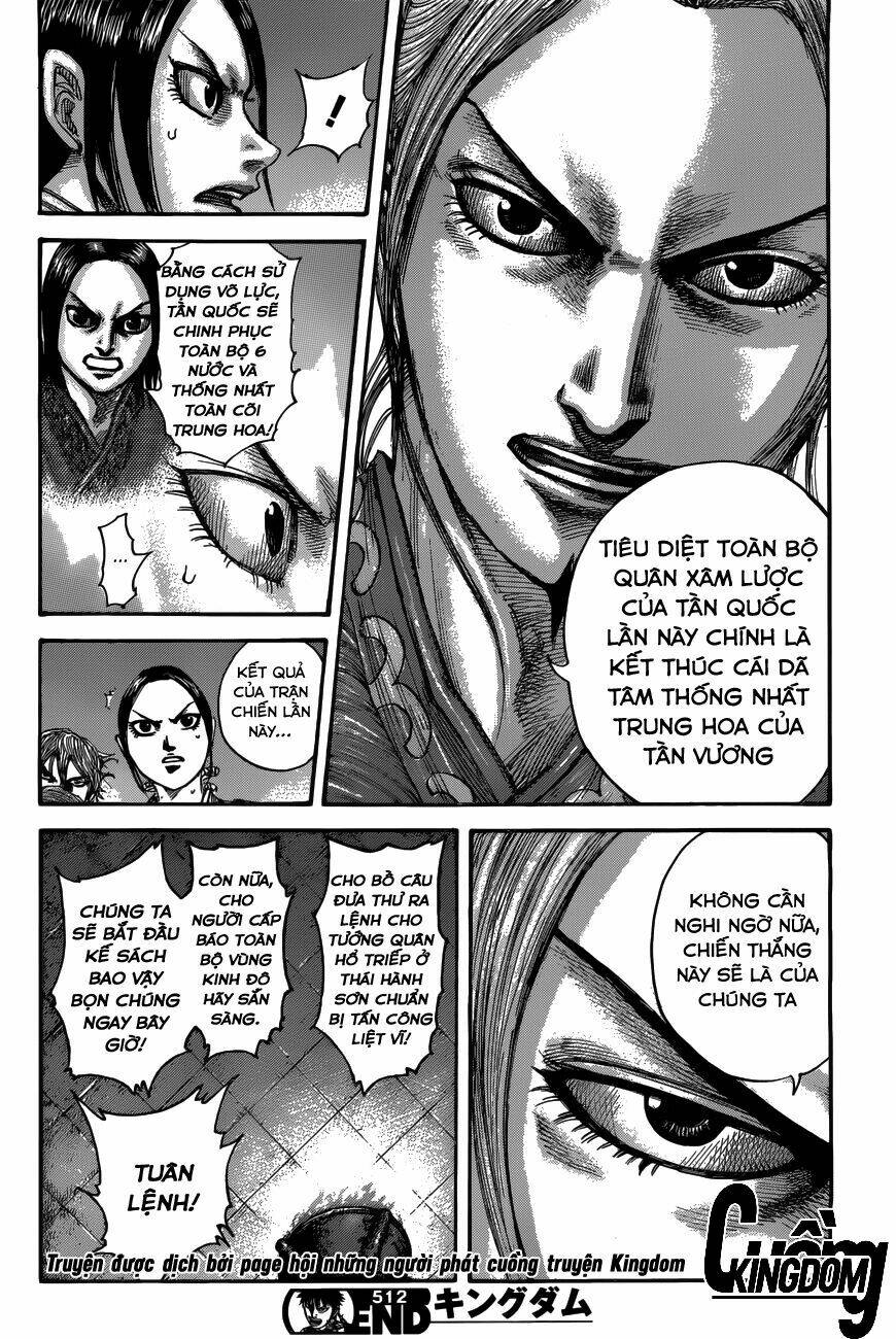 Kingdom - Vương Giả Thiên Hạ - Chapter 512 - Page 16