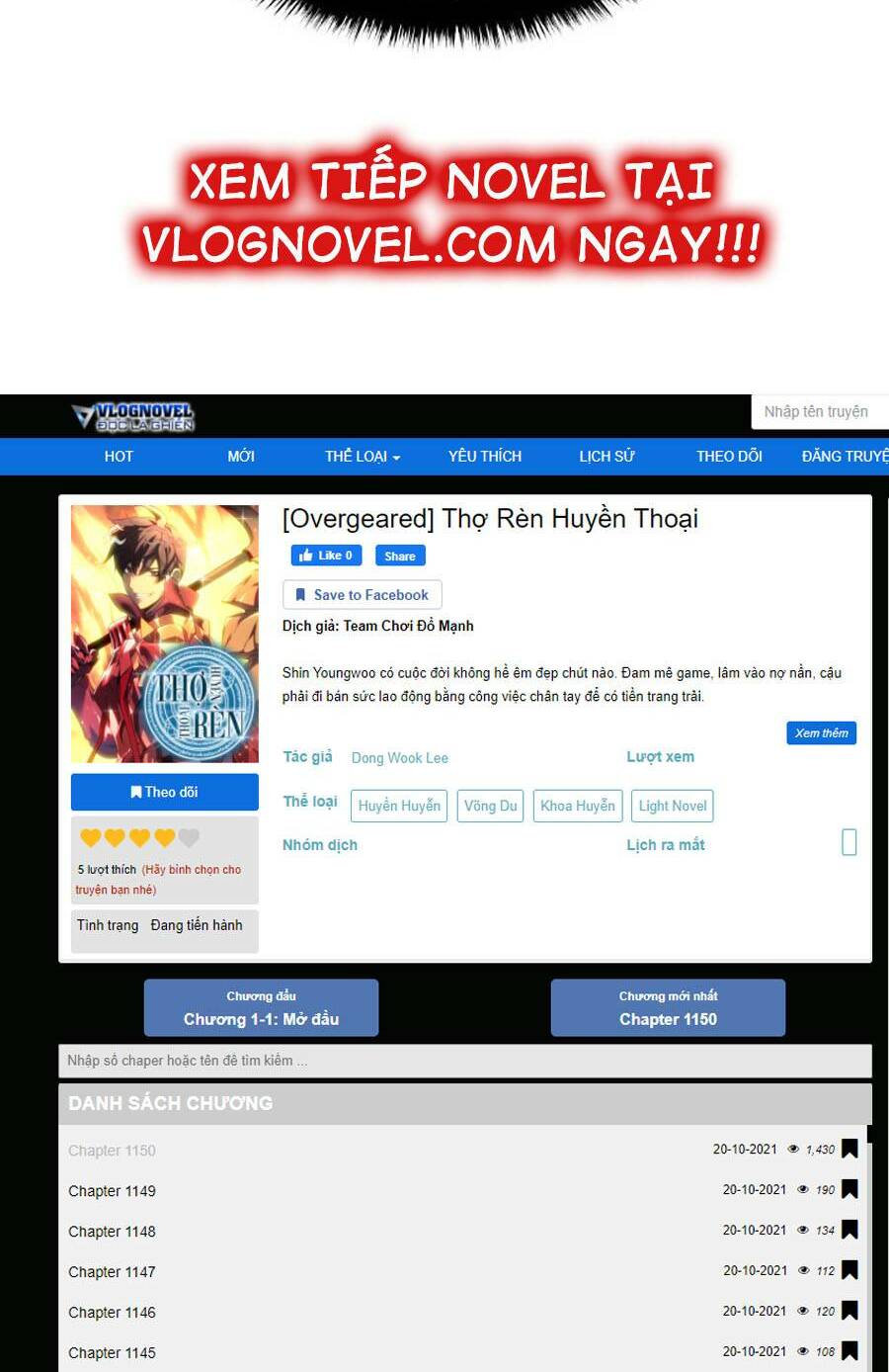 Thợ Rèn Huyền Thoại Chapter 111 - Trang 99