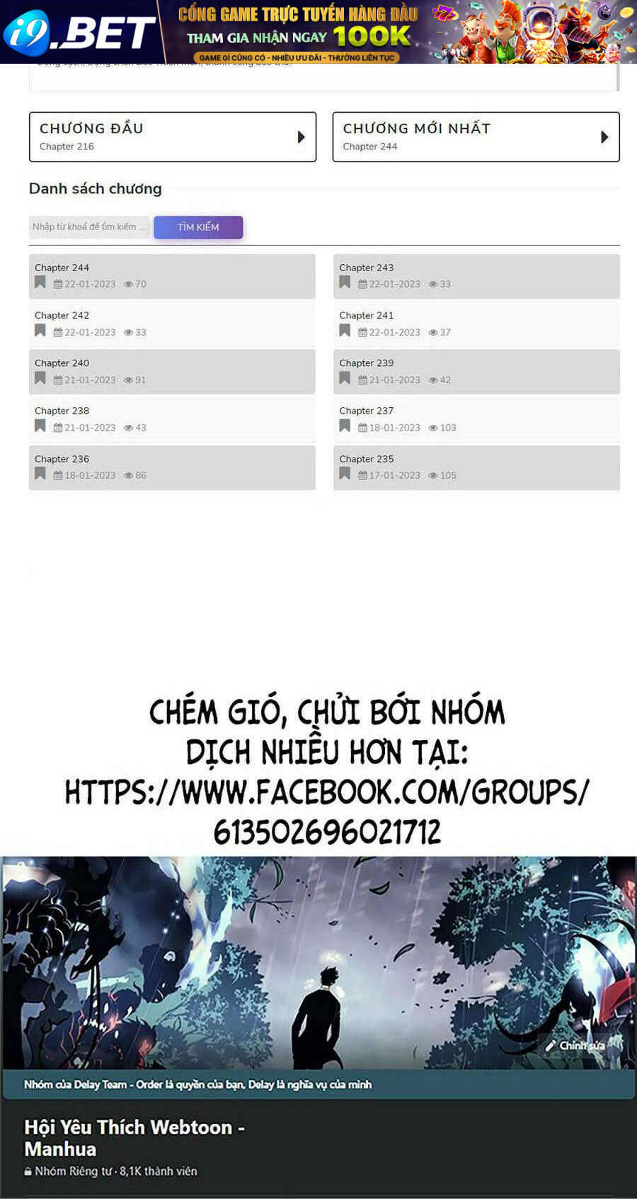 Cậu Bé Của Thần Chết - Chapter 162 - Page 210