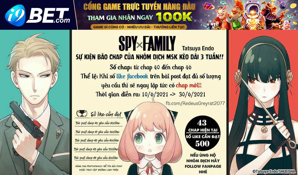Gia Đình Điệp Viên Chapter 43 - Trang 2