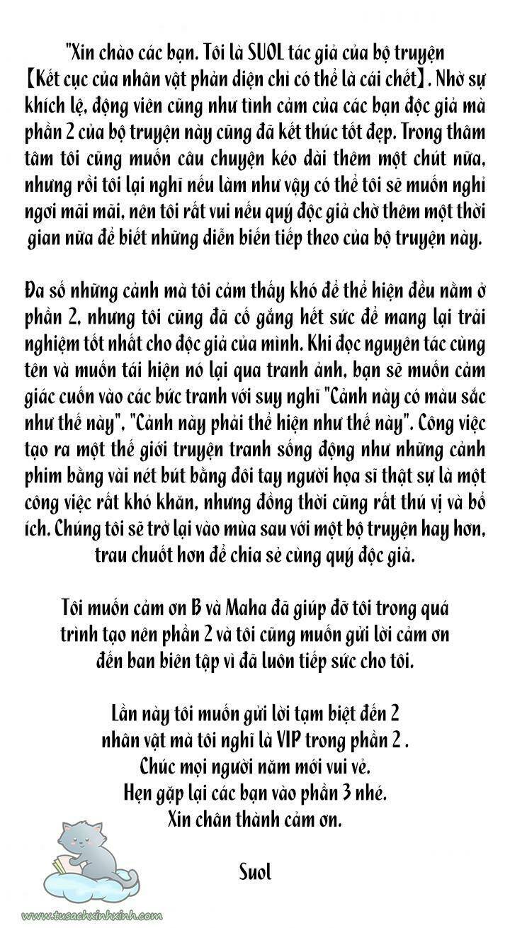 Kết Thúc Của Nhân Vật Phản Diện Chỉ Có Thể Là Cái Chết - Chapter 85 - Page 68