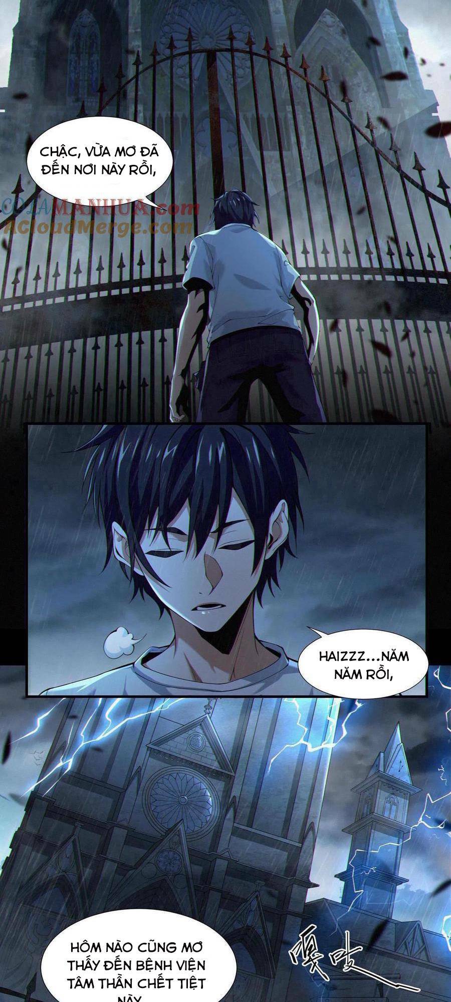 Ta Học Trảm Thần Trong Bệnh Viện Tâm Thần - Chapter 1 - Page 3