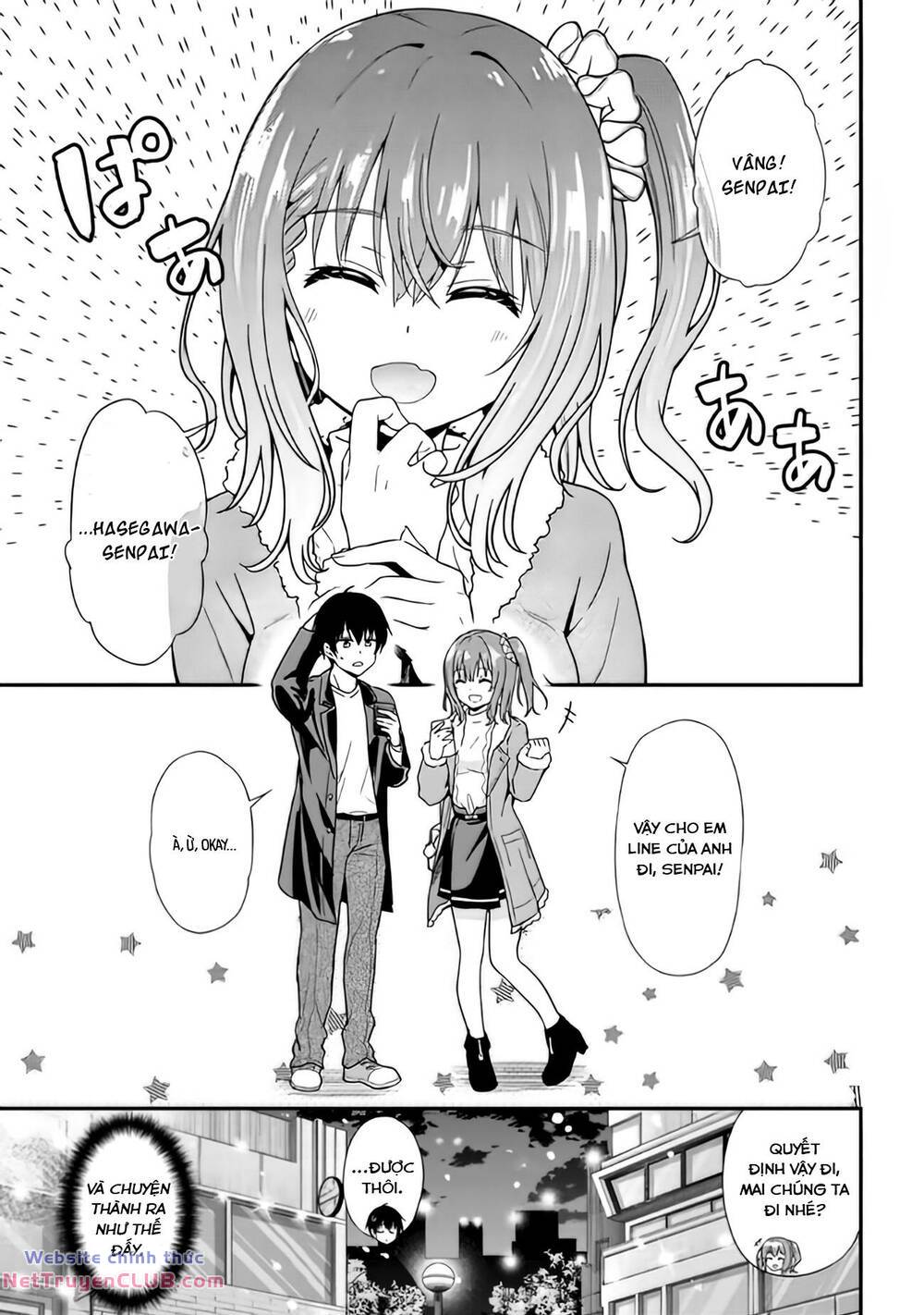 Kanojo ni Uwaki Sareteita Ore ga, Koakuma na Kouhai ni Natsukareteimasu - Chapter 1 - Page 27