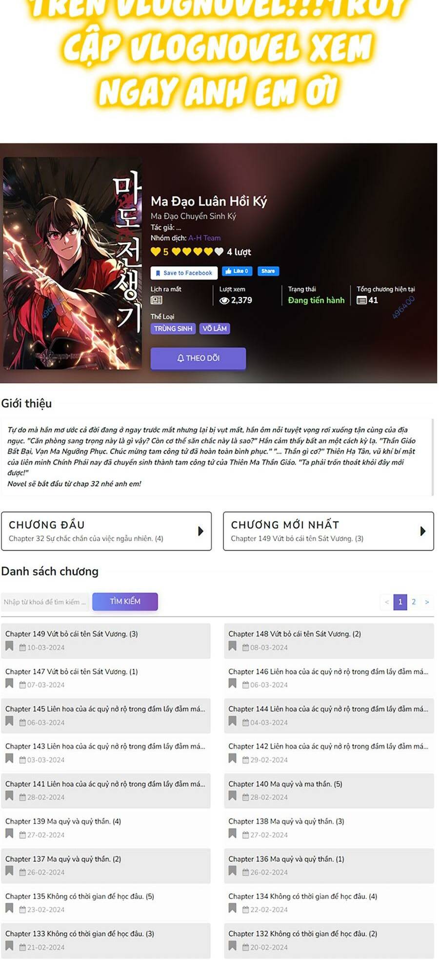 Ma Đạo Chuyển Sinh Ký - Chapter 63 - Page 111