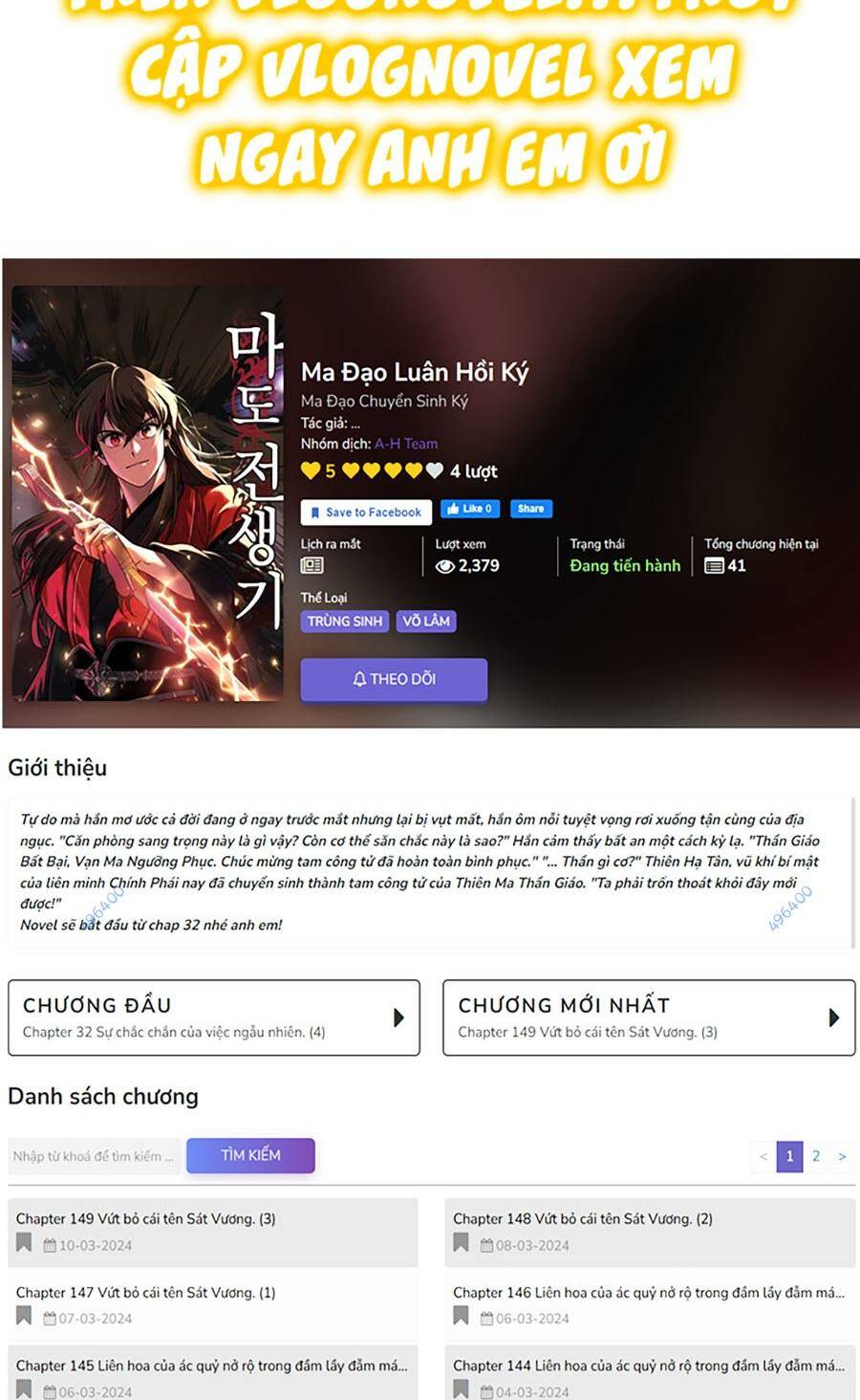 Ma Đạo Chuyển Sinh Ký - Chapter 63 - Page 166