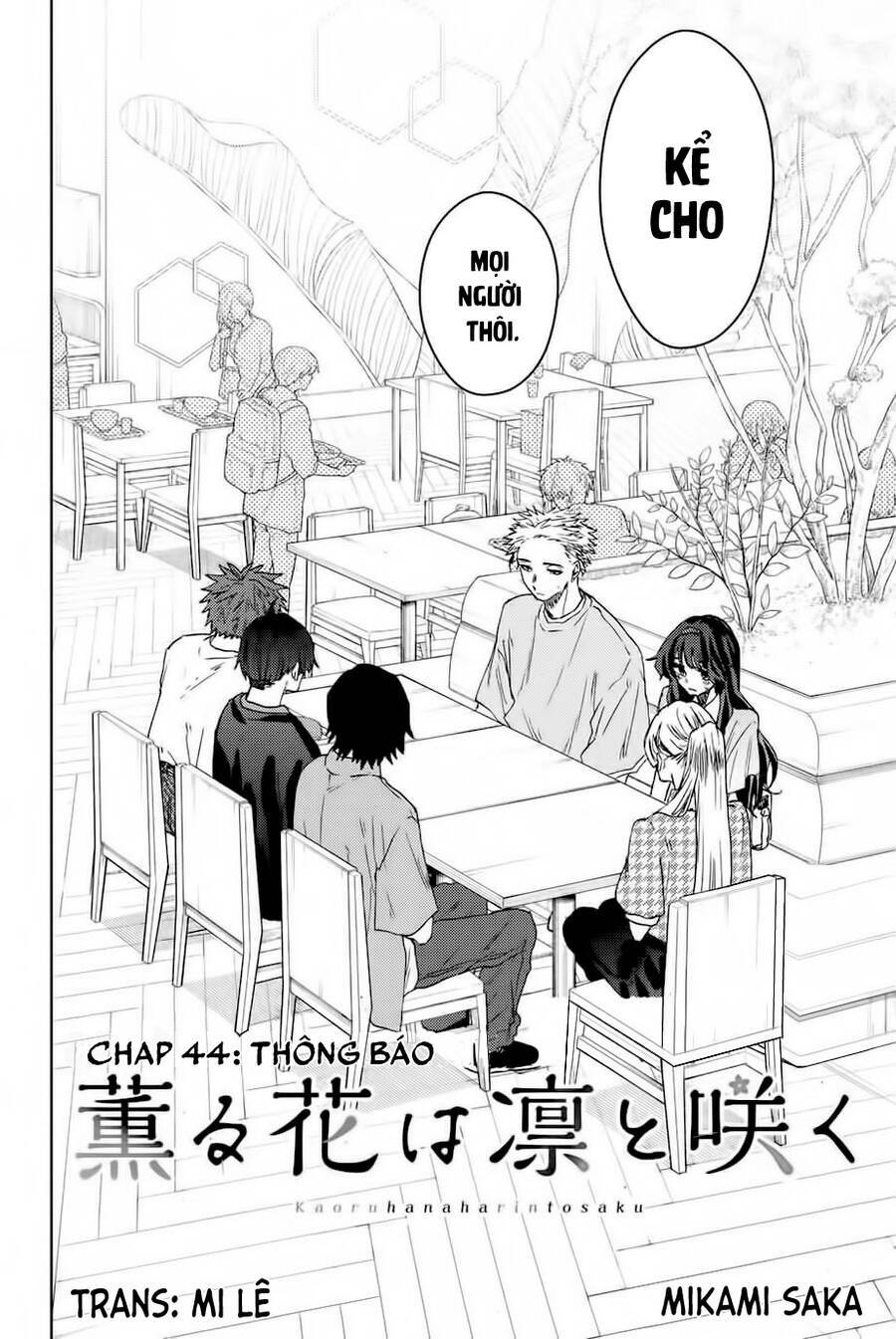 The Fragrant Flower Blooms With Dignity - Kaoru Hana Wa Rin To Saku - Chapter 44 - Page 4