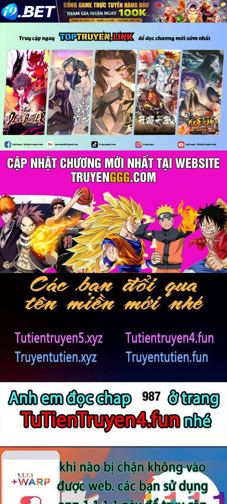 Ta Có Một Sơn Trại Chapter 986 - Trang 1