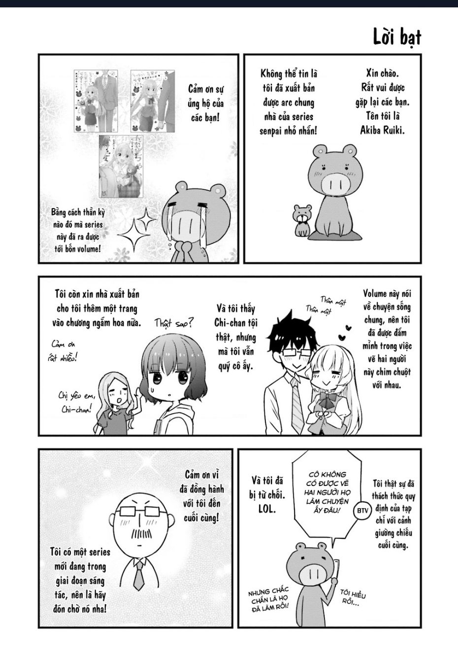 Sống chung với Senpai kiêm bạn gái nhỏ nhắn của tôi - Chapter 11 - Page 9