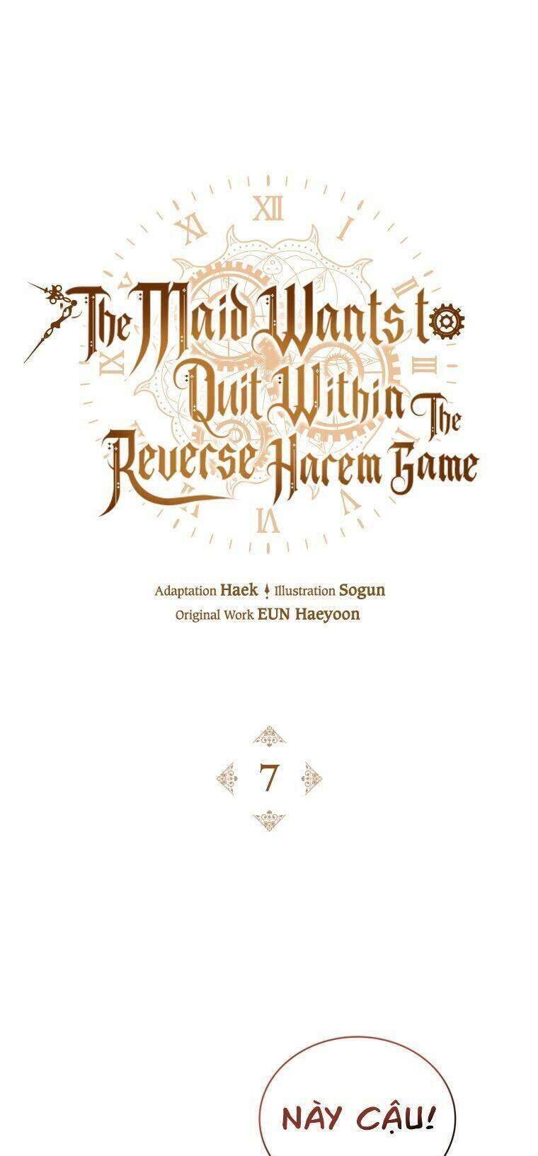 Hầu Gái Trong Trò Chơi Harem Ngược Muốn Nghỉ Việc - Chapter 7 - Page 7