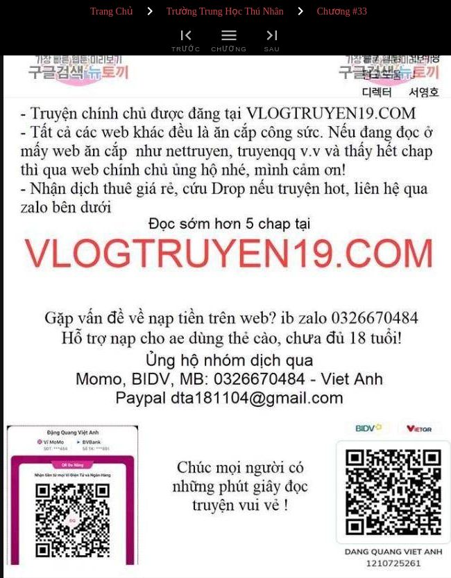 Trường Trung Học Thú Nhân - Chapter 33 - Page 36